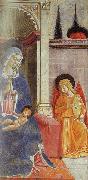 Benozzo Gozzoli Madonna and Child with Angel Playing Music Spain oil painting artist